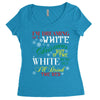 i'm dreaming of a white christms but if the white runs out i'll drink Women's Triblend Scoop T-shirt