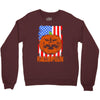 halloween american flag halloween american flag Crewneck Sweatshirt