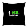 archer cartoon Throw Pillow