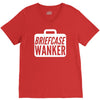 briefcase wanker V-Neck Tee