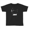 jaws chalk board movie licensed cotton blend adult Toddler T-shirt