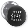 Best Dad Ever Funny Music Note Pin-back button