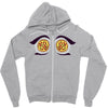 moe pizza eyes Zipper Hoodie