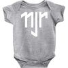 neymar jr sports white logos Baby Bodysuit