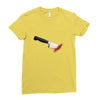 stabbed Ladies Fitted T-Shirt