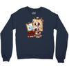 triple beagle portrait Crewneck Sweatshirt