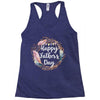Happy Father's Day Racerback Tank