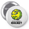 tennis ball racket Pin-back button