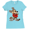 master mouse Ladies Fitted T-Shirt