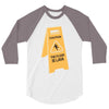 the floor is lava 3/4 Sleeve Shirt
