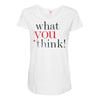 what you think Maternity Scoop Neck T-shirt