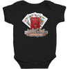 lucky devil gambling cards Baby Bodysuit