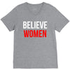 believe women V-Neck Tee