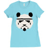 panda trooper Ladies Fitted T-Shirt