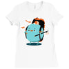 pluto is on vacations Ladies Fitted T-Shirt