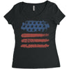 us flag Women's Triblend Scoop T-shirt