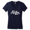 vegan 100% Women's V-Neck T-Shirt