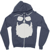 mr. beard Zipper Hoodie