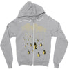 city made bulb Zipper Hoodie
