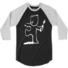 banksy teddy bear pop art new 3/4 Sleeve Shirt