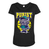 angry bull Maternity Scoop Neck T-shirt
