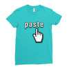 Copy Paste Matching Ladies Fitted T-Shirt