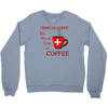 coffee lovers medical alert Crewneck Sweatshirt