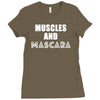muscles and mascara Ladies Fitted T-Shirt