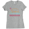 neon sign california Ladies Fitted T-Shirt