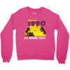 made in 1990 all original parts Crewneck Sweatshirt