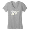 funny rude sperm bj ideal birthday gift or presen Women's V-Neck T-Shirt