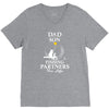 Dad And Son Fishing Partners For Life V-Neck Tee
