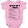 February Girl Facts Pisces Baby Onesie