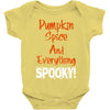 pumpkin spice and everything spooky Baby Bodysuit