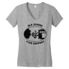 old school tech support Women's V-Neck T-Shirt