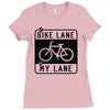 bike lane Ladies Fitted T-Shirt