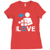 portal true love   aperture lab video gamer teleport online pc goal te Ladies Fitted T-Shirt