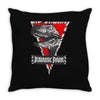 jurassic park raptor natural Throw Pillow