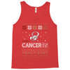 santa cancer  christmas ugly t shirts Tank Top