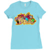 friends doodle!! Ladies Fitted T-Shirt