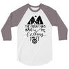 The Mountains, Are Callıng,  I Must Go 3/4 Sleeve Shirt
