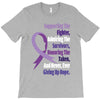 supporting the fighter, admiring the survivors, honoring the taken T-Shirt