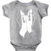tuxedo after party Baby Bodysuit