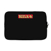 red rizla, ideal gift or birthday present Laptop sleeve