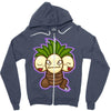 psychic frond Zipper Hoodie