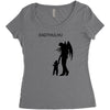 dadthulhu Women's Triblend Scoop T-shirt