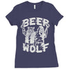 wolf beer Ladies Fitted T-Shirt
