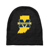 indiana for michigan Baby Beanies