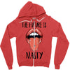 Women's March The Future is Nasty Zipper Hoodie