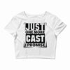 Just One More Cast I Promise Crop Top